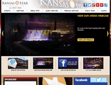 Tablet Screenshot of kansasstareventcenter.com